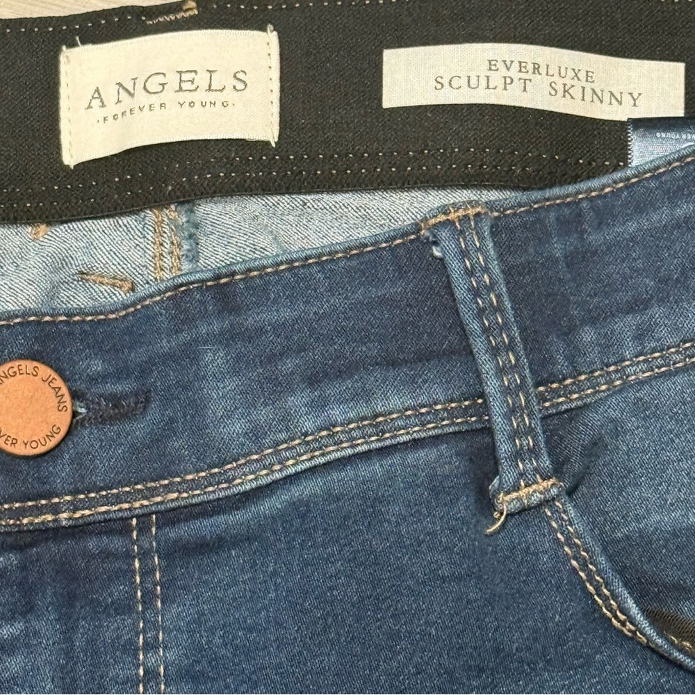 Angels Everluxe Sculpt Skinny Jeans size 16W Stretch waist comfort - Picture 4 of 11